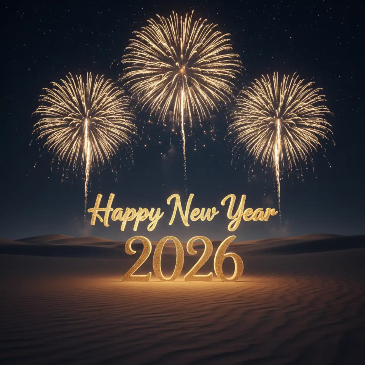 Free Download Happy New Year 2026 Premium Greeting Poster Design - High Quality Happy New Year 2026 Background