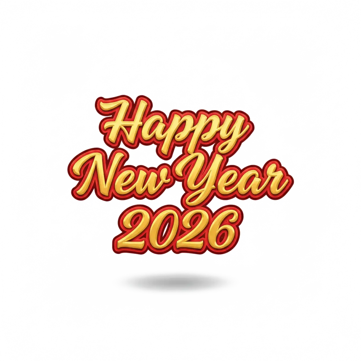happy new year 2026 transparent png
