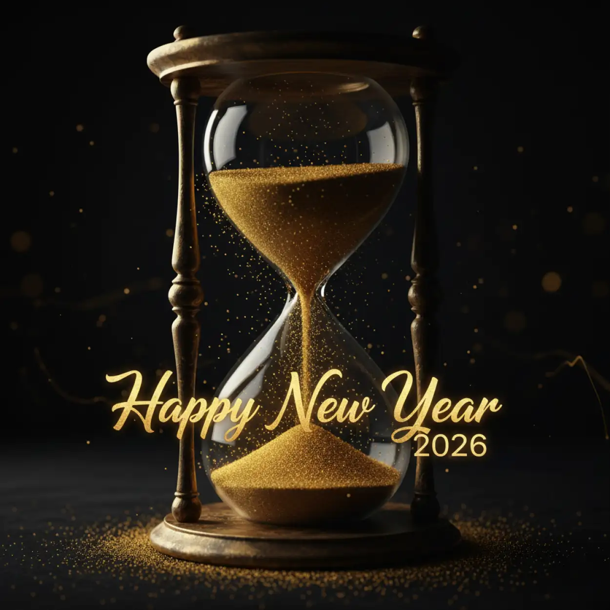 Free Download Happy New Year 2026 Typography Design - High Quality Happy New Year 2026 Background