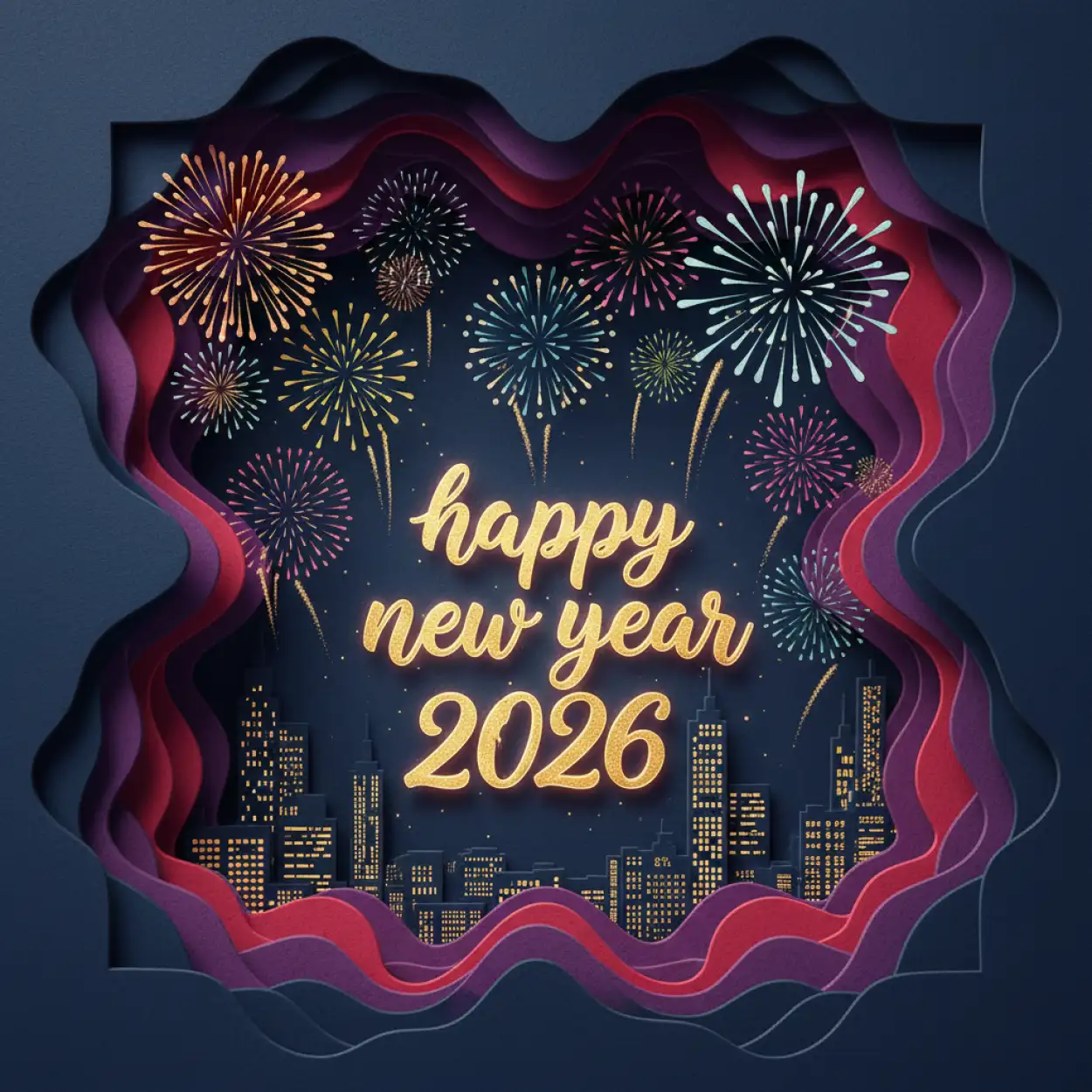 happy new year 2026 web story background 9:16