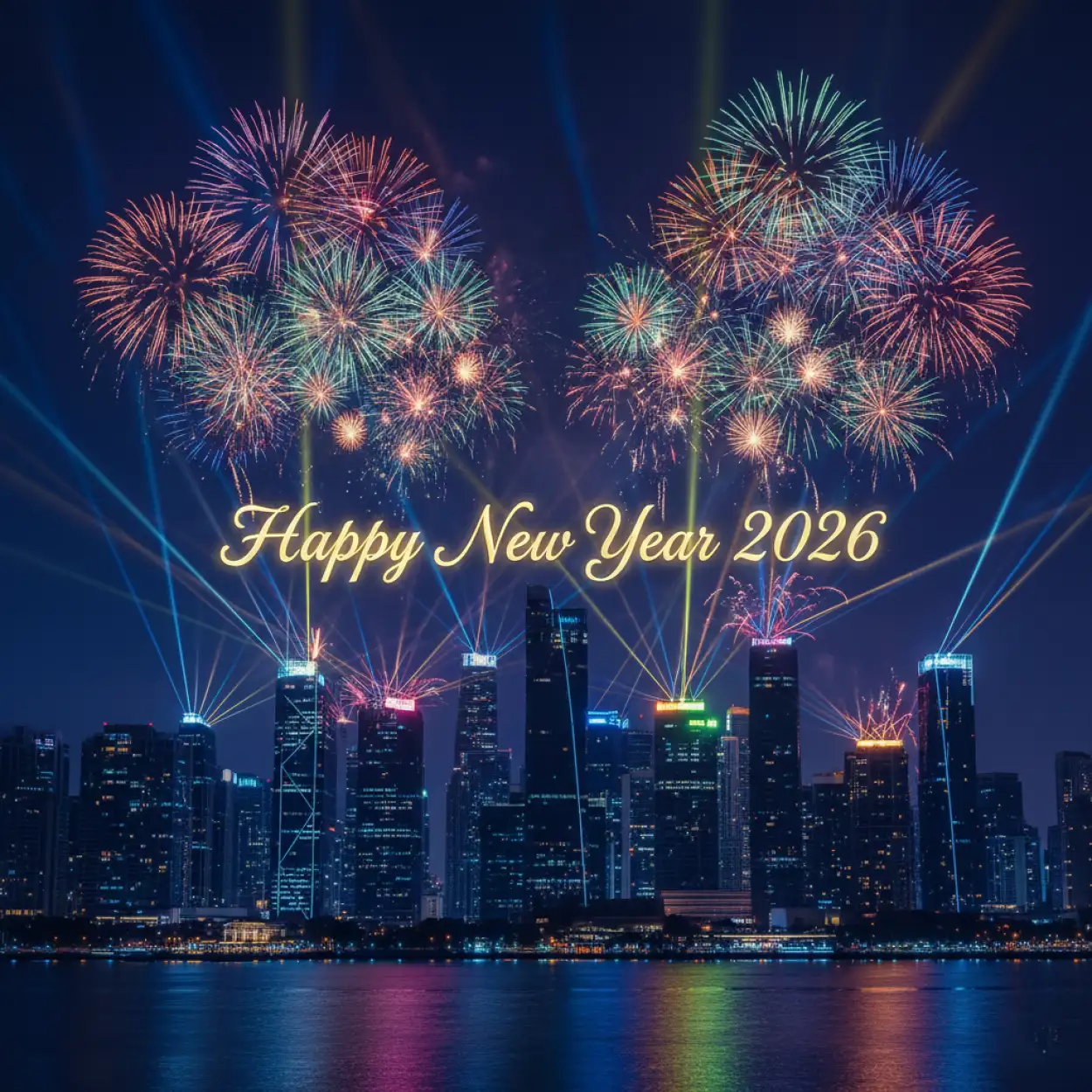 happy new year 2026 wishes card