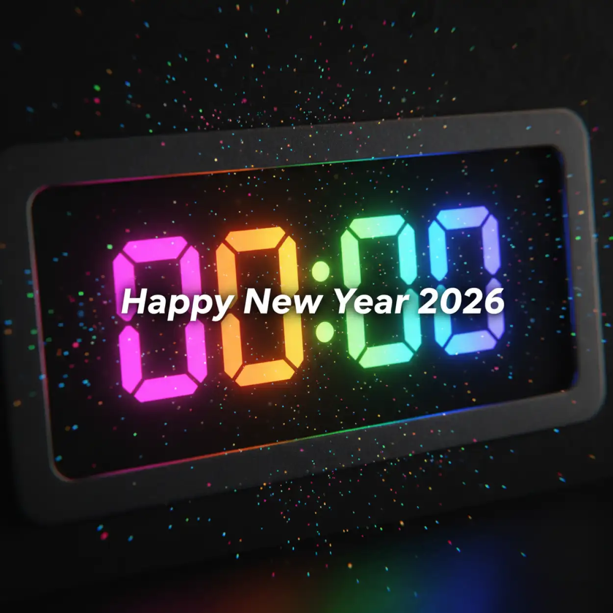 happy new year 2026 wishes digital card