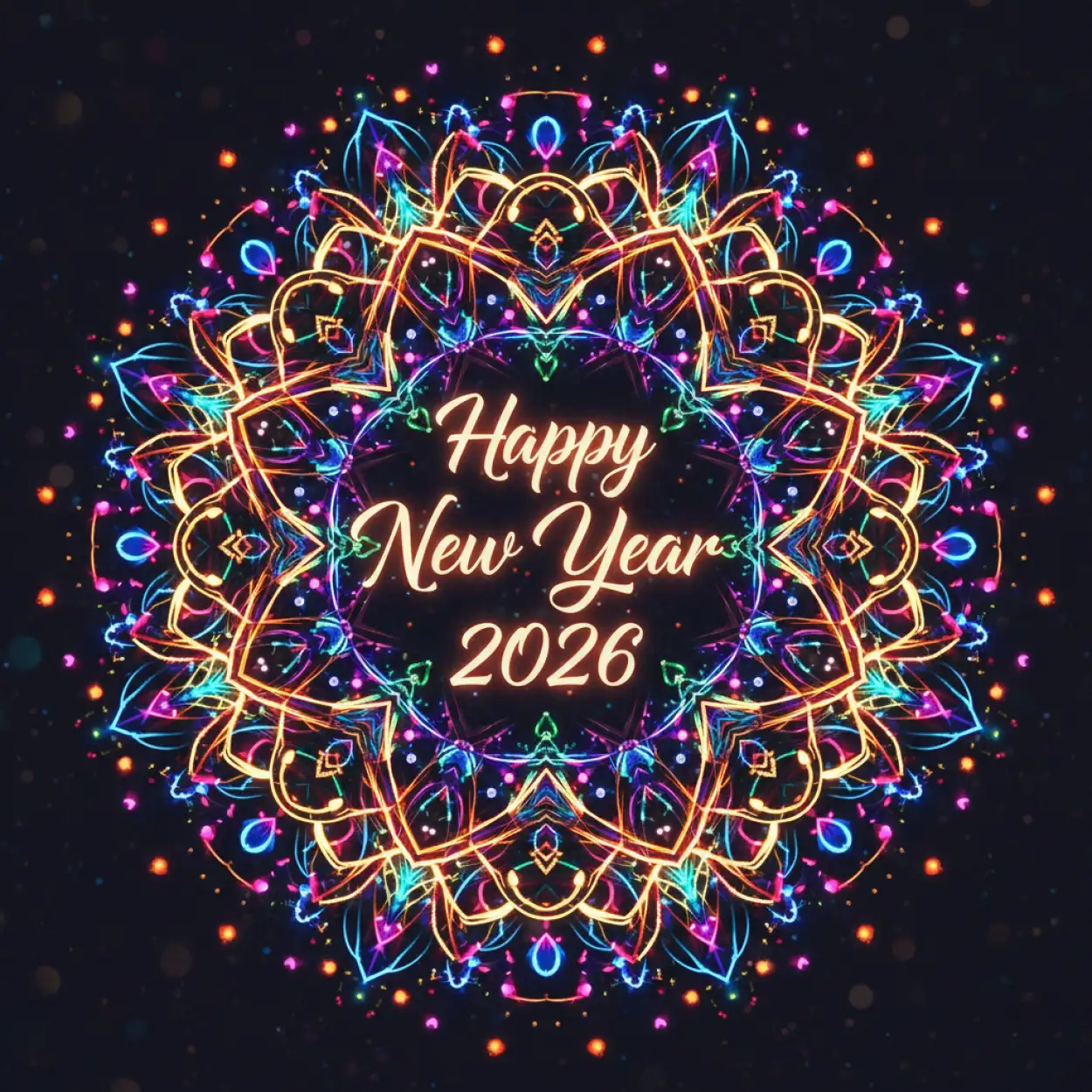 happy new year 2026 wishes night