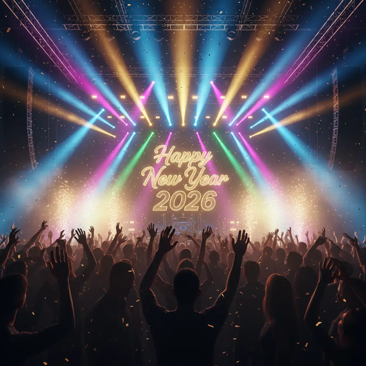 happy new year 2026 wishes party