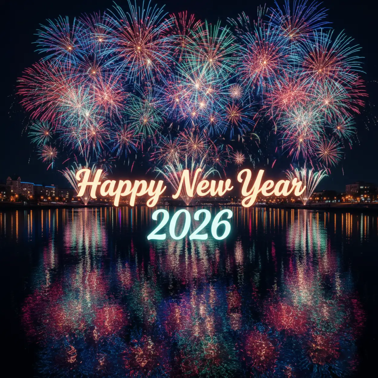 happy new year 2026 wishes wallpaper