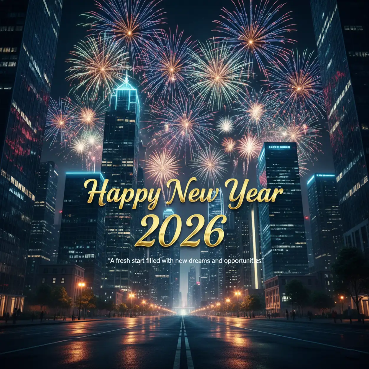 happy new year 2026 wishes with hope quotes