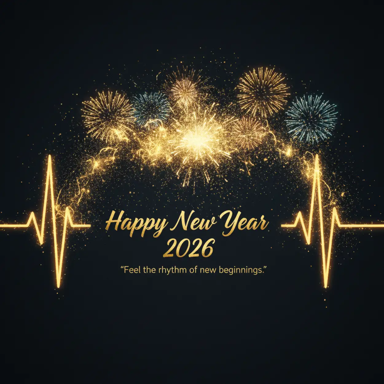happy new year 2026 wishes with quote design