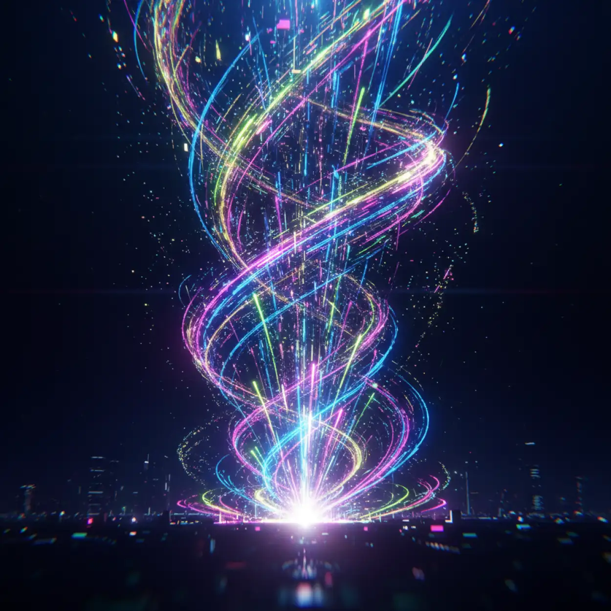 happy new year background blue theme