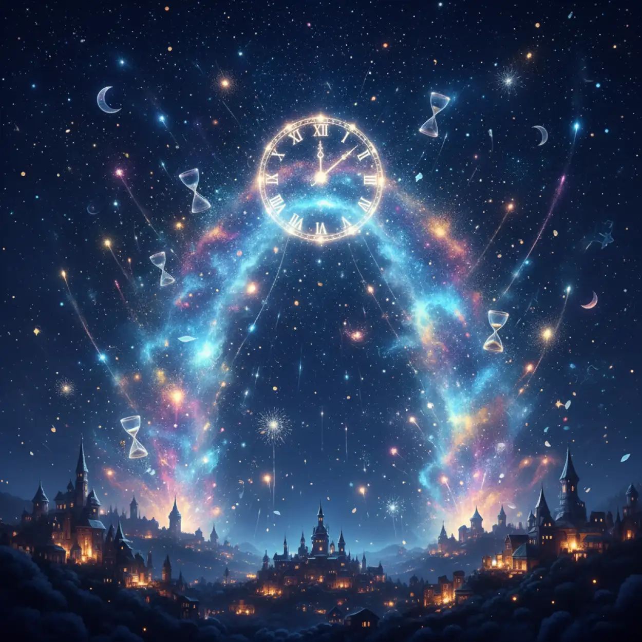 happy new year background celebration night