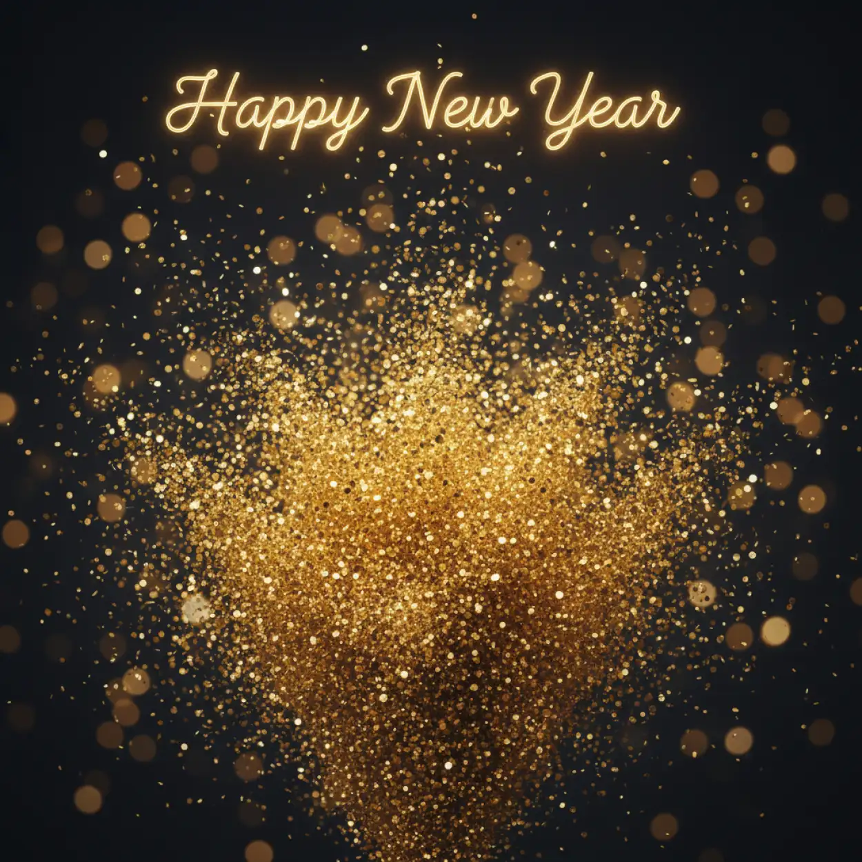 happy new year background minimal design