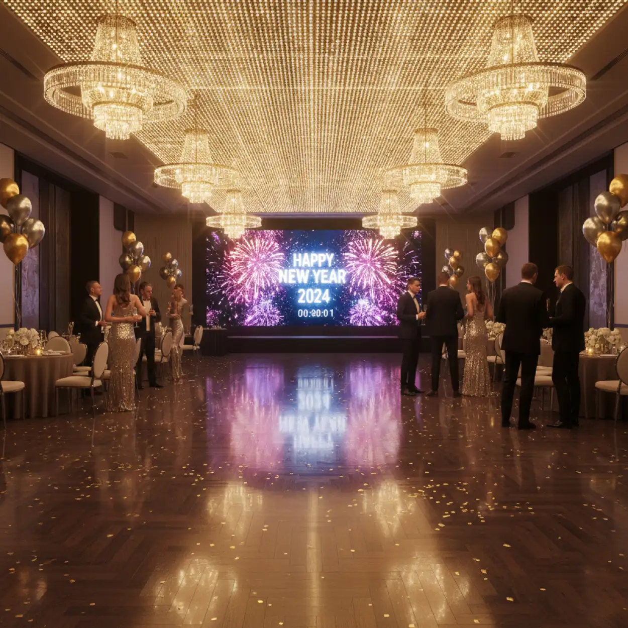 happy new year party background without text