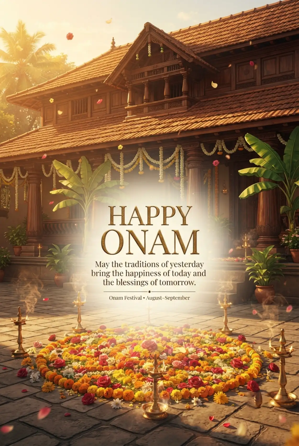 Free Download Happy Onam 2026 Customer Greeting Messages - High Quality Happy Onam 2026 Image