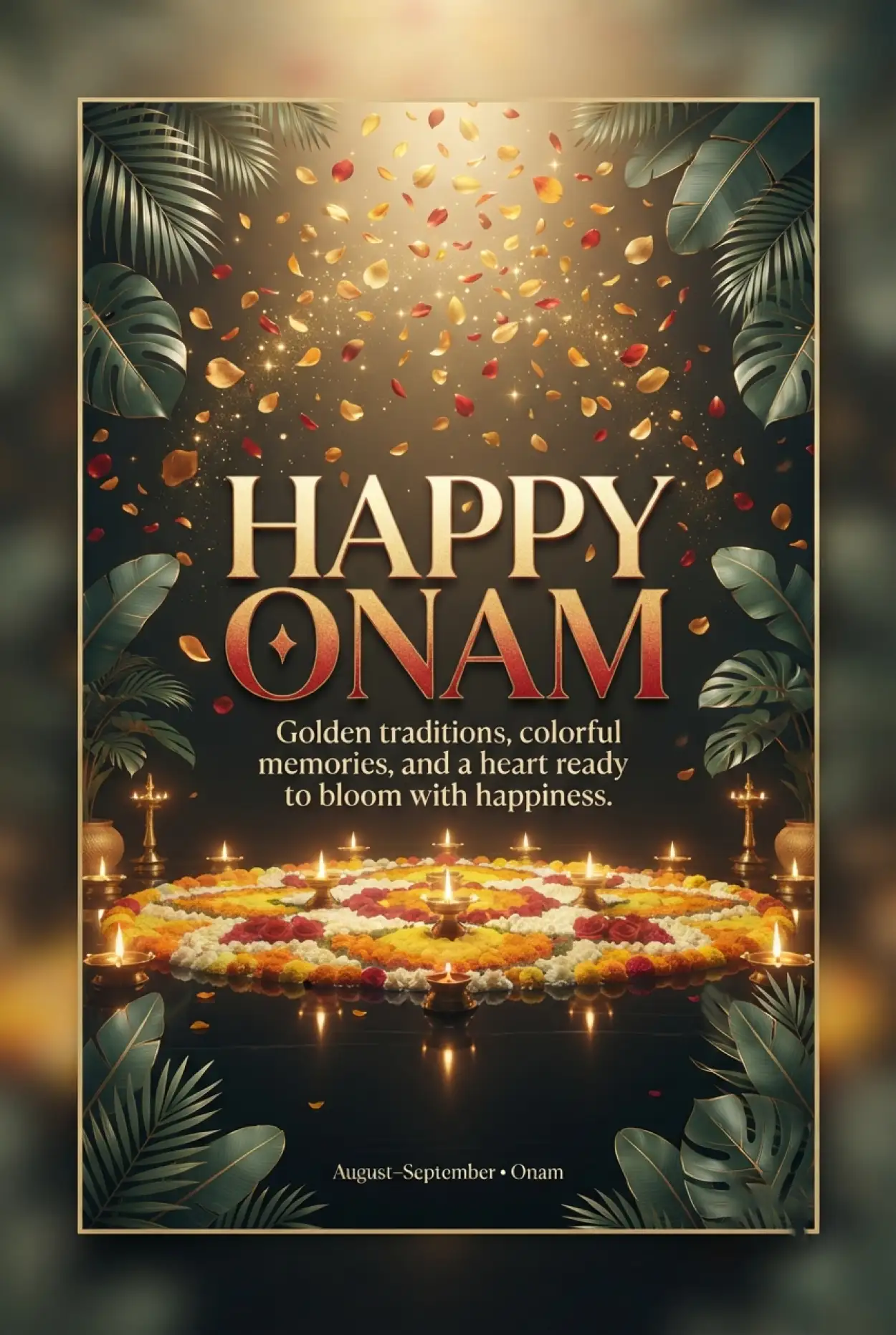 Free Download Happy Onam 2026 Instagram Post Captions - High Quality Happy Onam 2026 Image