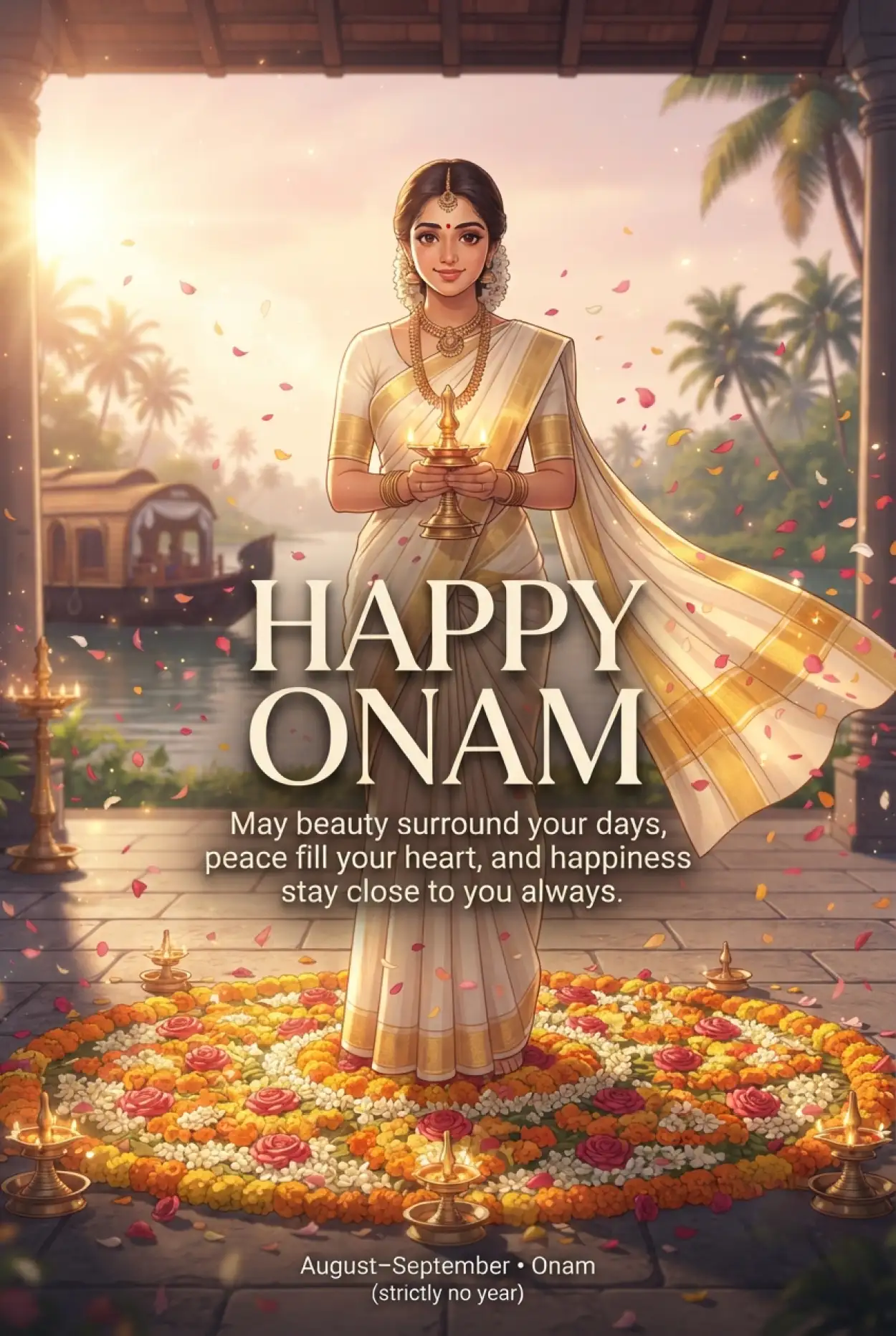Free Download Happy Onam 2026 Instagram Story Wishes - High Quality Happy Onam 2026 Image