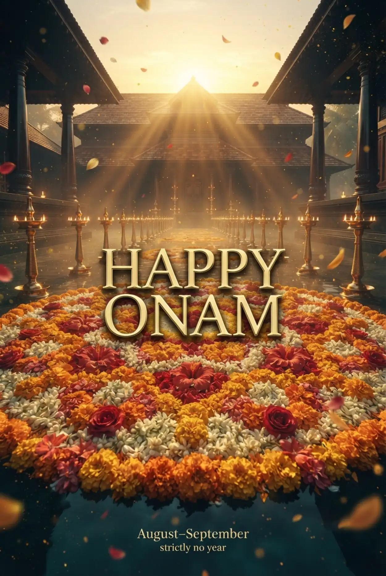 Free Download Happy Onam 2026 Positive Wishes And Blessings - High Quality Happy Onam 2026 Image
