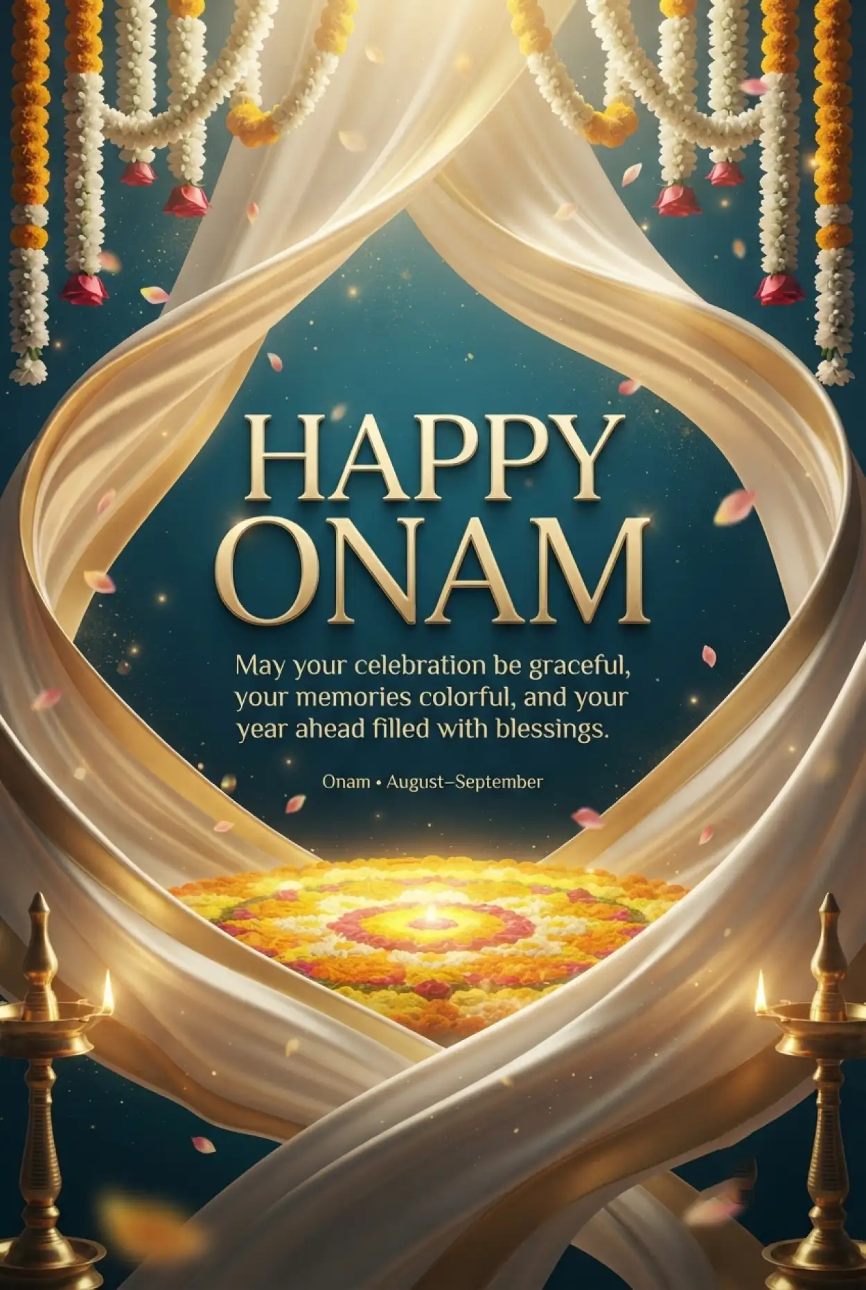 Free Download Happy Onam 2026 Professional Greetings - High Quality Happy Onam 2026 Image
