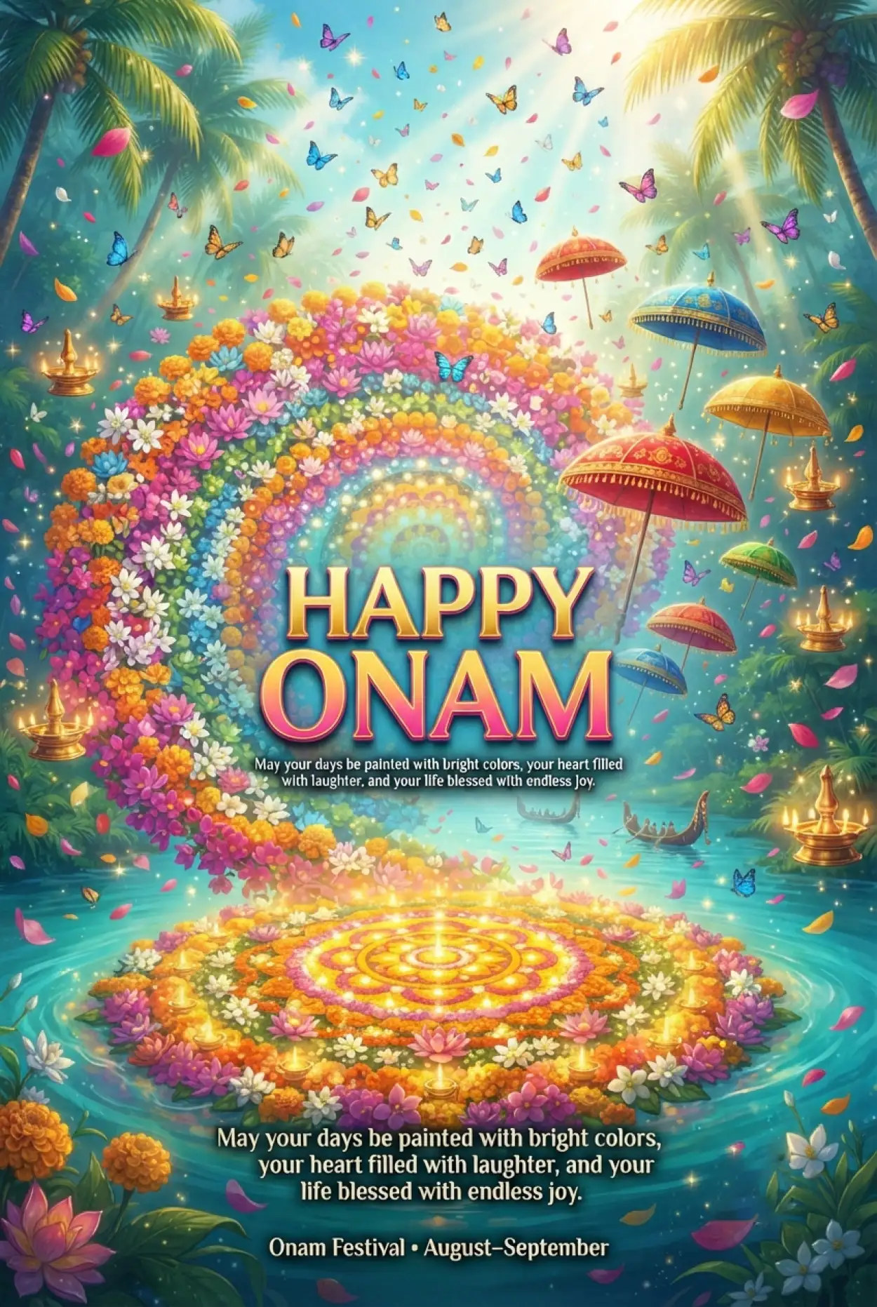 Free Download Happy Onam 2026 Short Wishes - High Quality Happy Onam 2026 Image