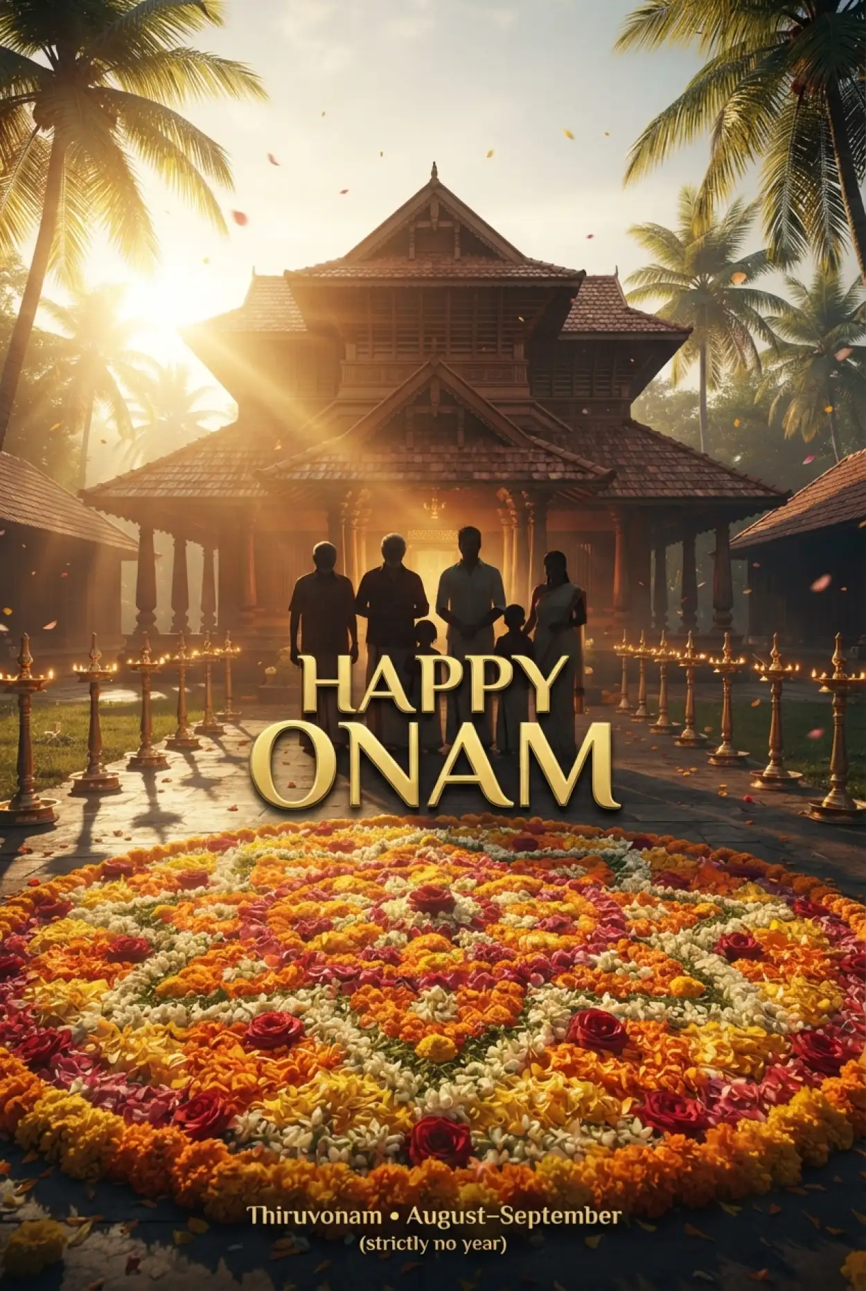 Free Download Happy Onam 2026 Viral Poster - High Quality Happy Onam 2026 Image