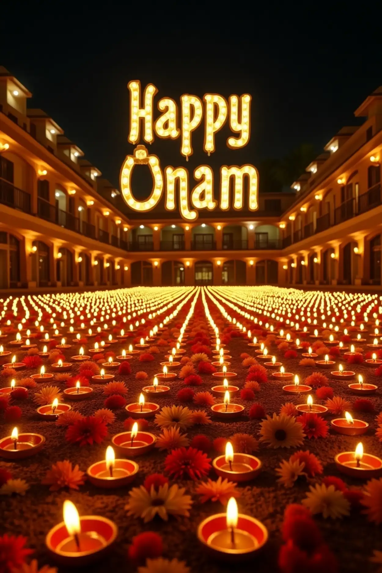 happy onam vector design for posters