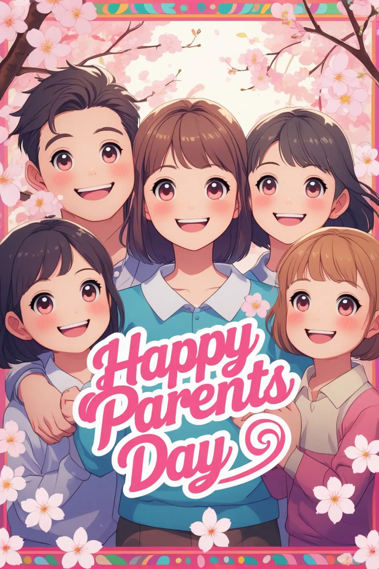 happy parents day banner background hd