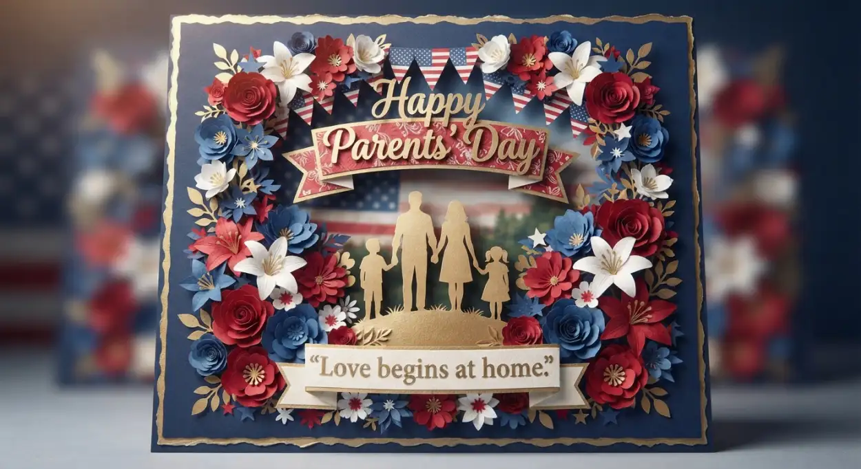 Free Download Happy Parents Day Celebration Banner Template - High Quality American Parents Day 2026 Image