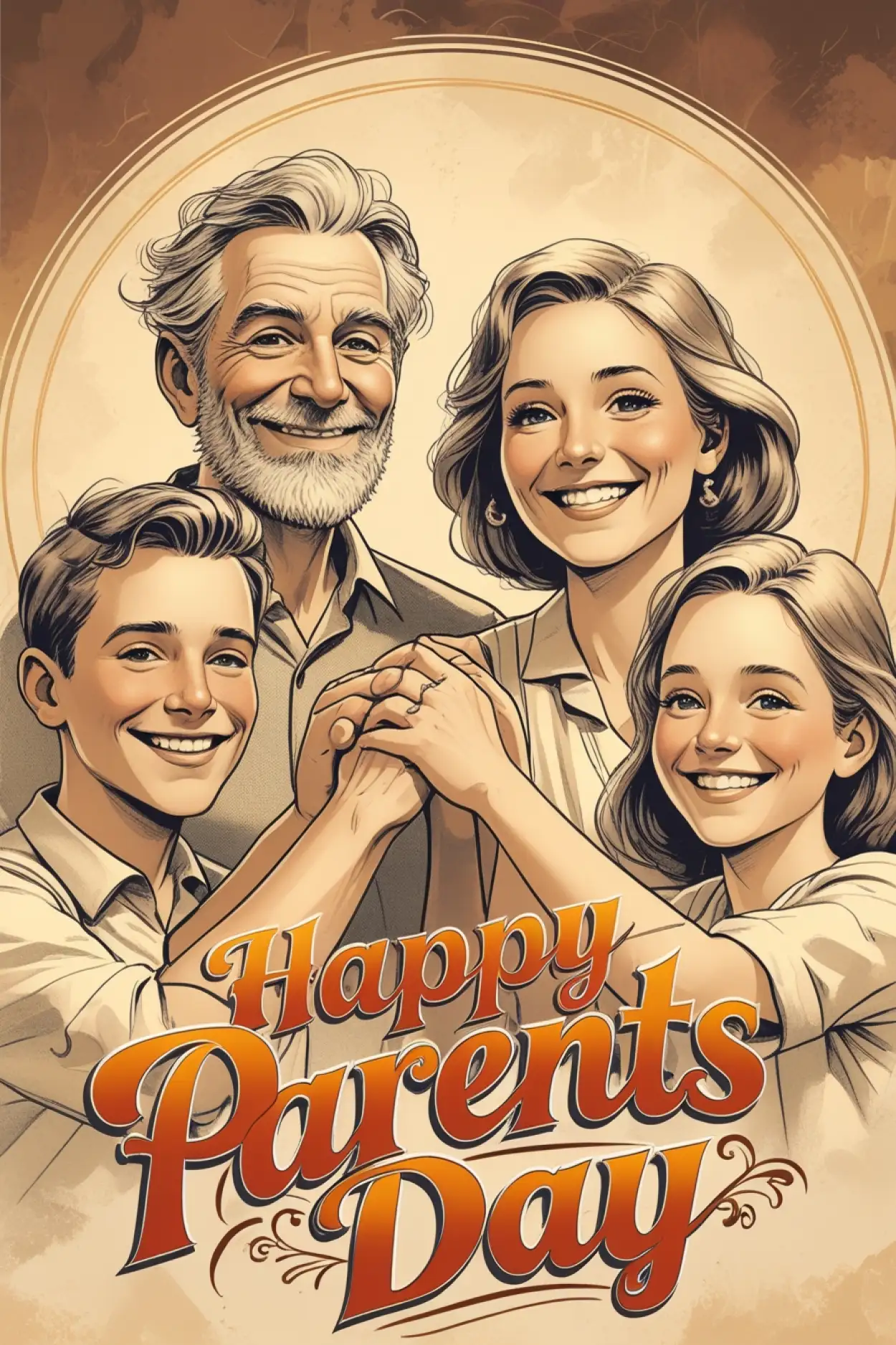 happy parents day collage image hd