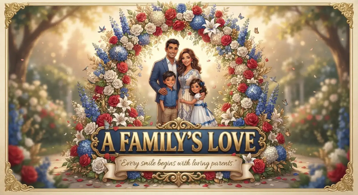 Free Download Happy Parents Day Family Celebration Graphics - High Quality American Parents Day 2026 Image