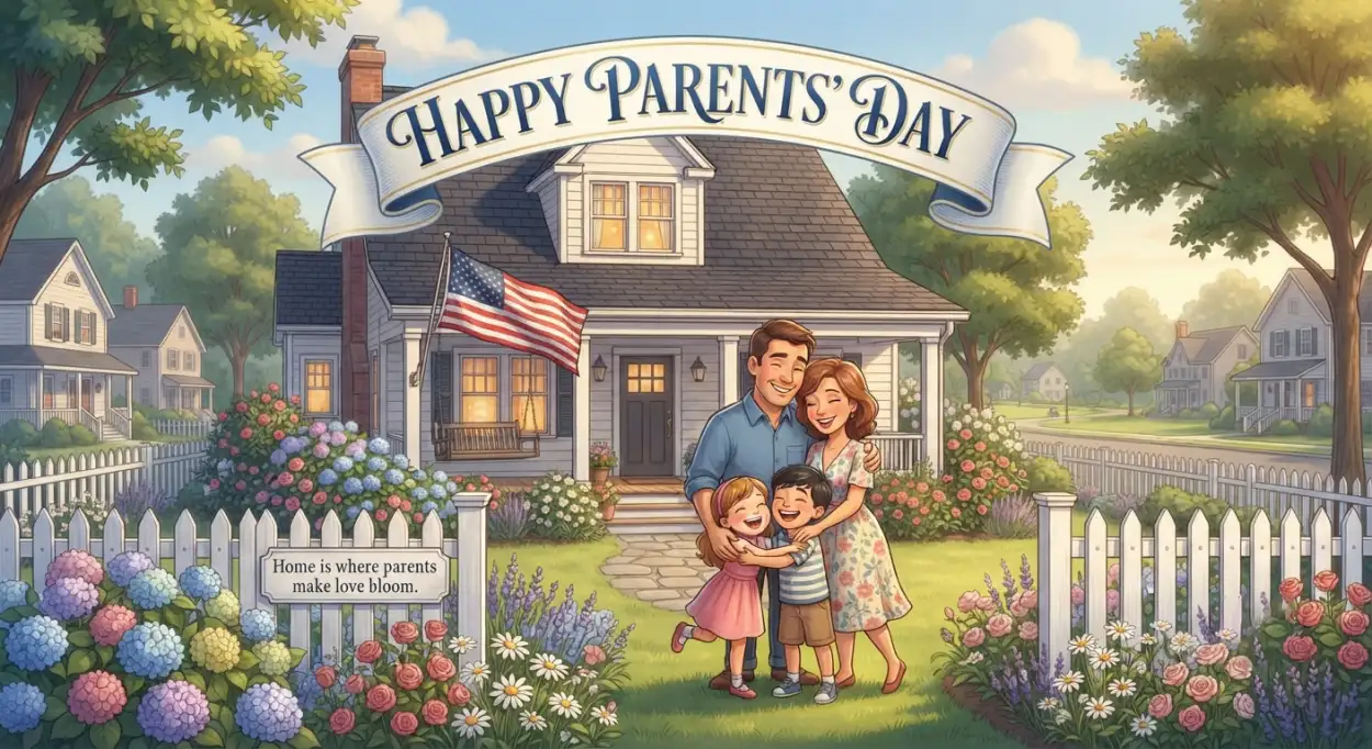 Free Download Happy Parents Day Hd Wallpaper Download - High Quality American Parents Day 2026 Image