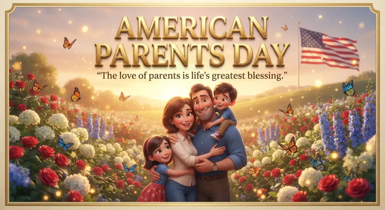 Free Download Happy Parents Day Reel Thumbnail - High Quality American Parents Day 2026 Background Image