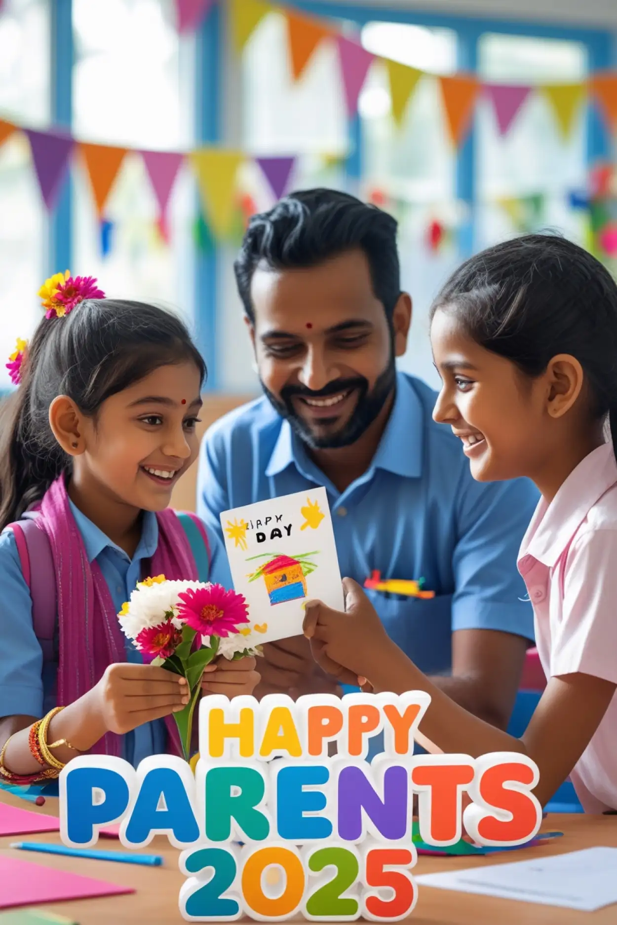 happy parents day status in hindi text