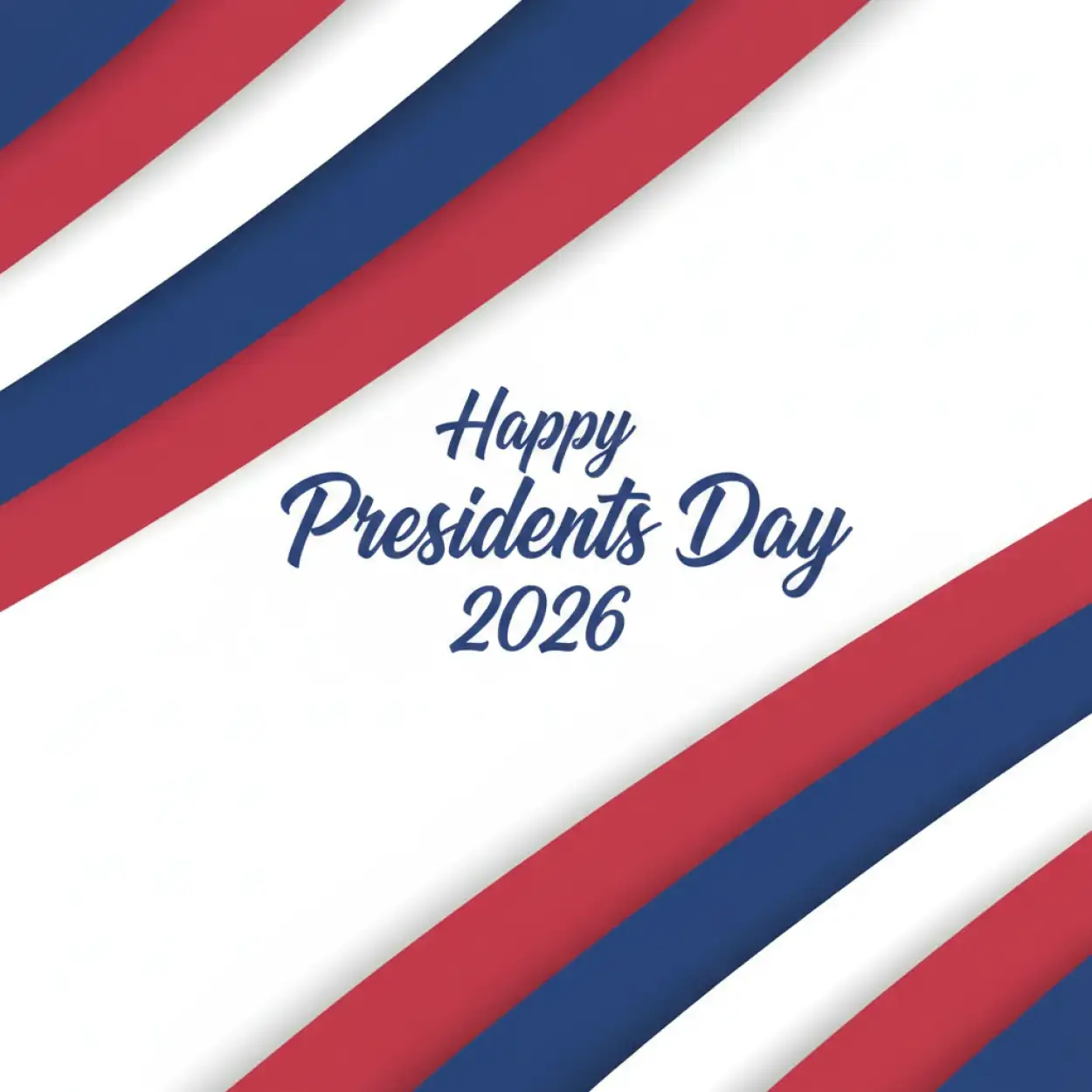 Free Download Happy Presidents Day 2026 Minimalist Background - High Quality Happy Presidents Day 2026 Background