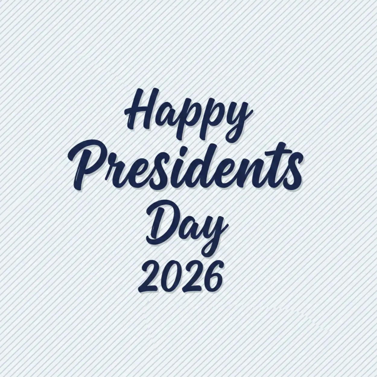 Free Download Happy Presidents Day 2026 Minimalist Poster Template - High Quality Happy Presidents Day 2026 Background
