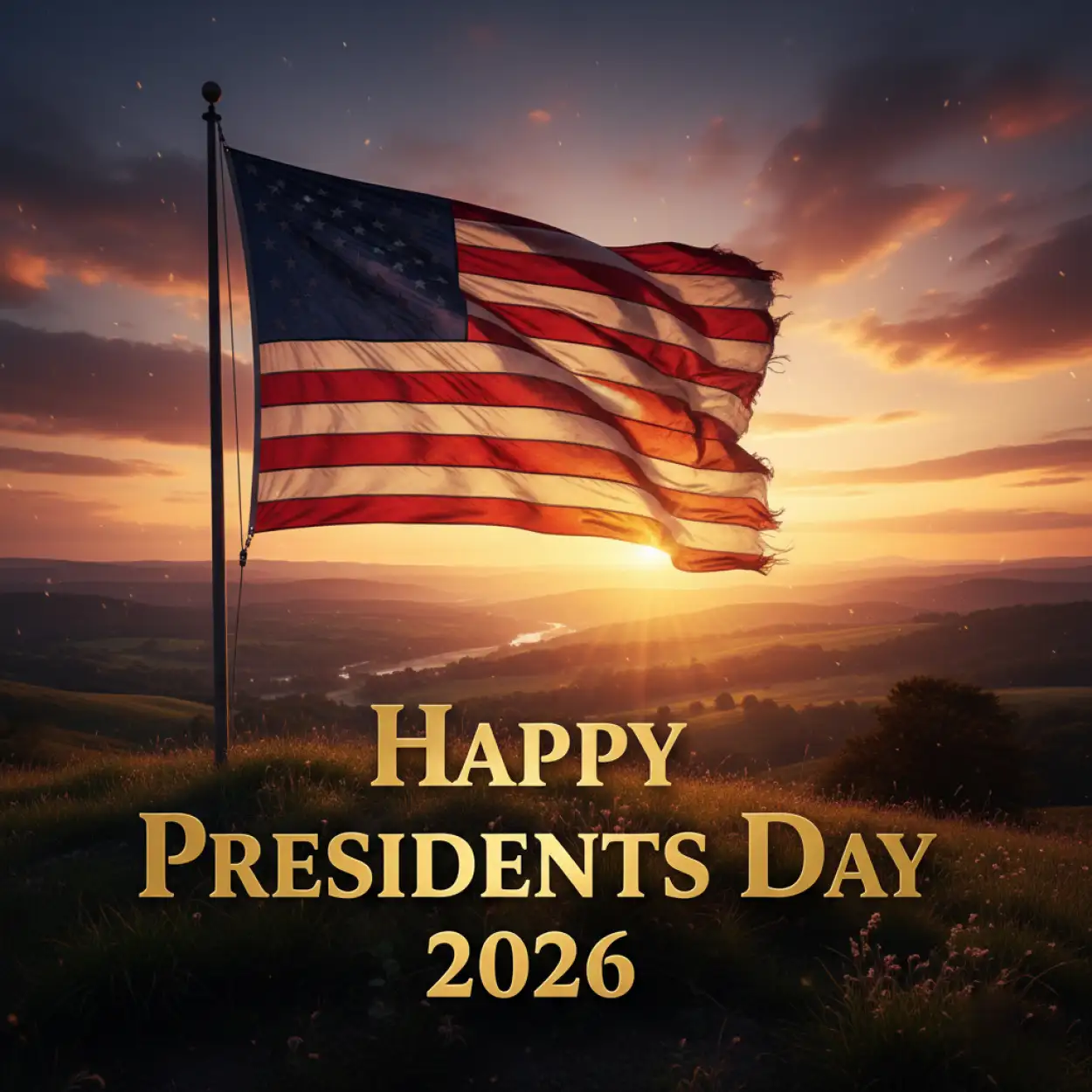 Free Download Happy Presidents Day 2026 Retail Store Poster - High Quality Happy Presidents Day 2026 Background