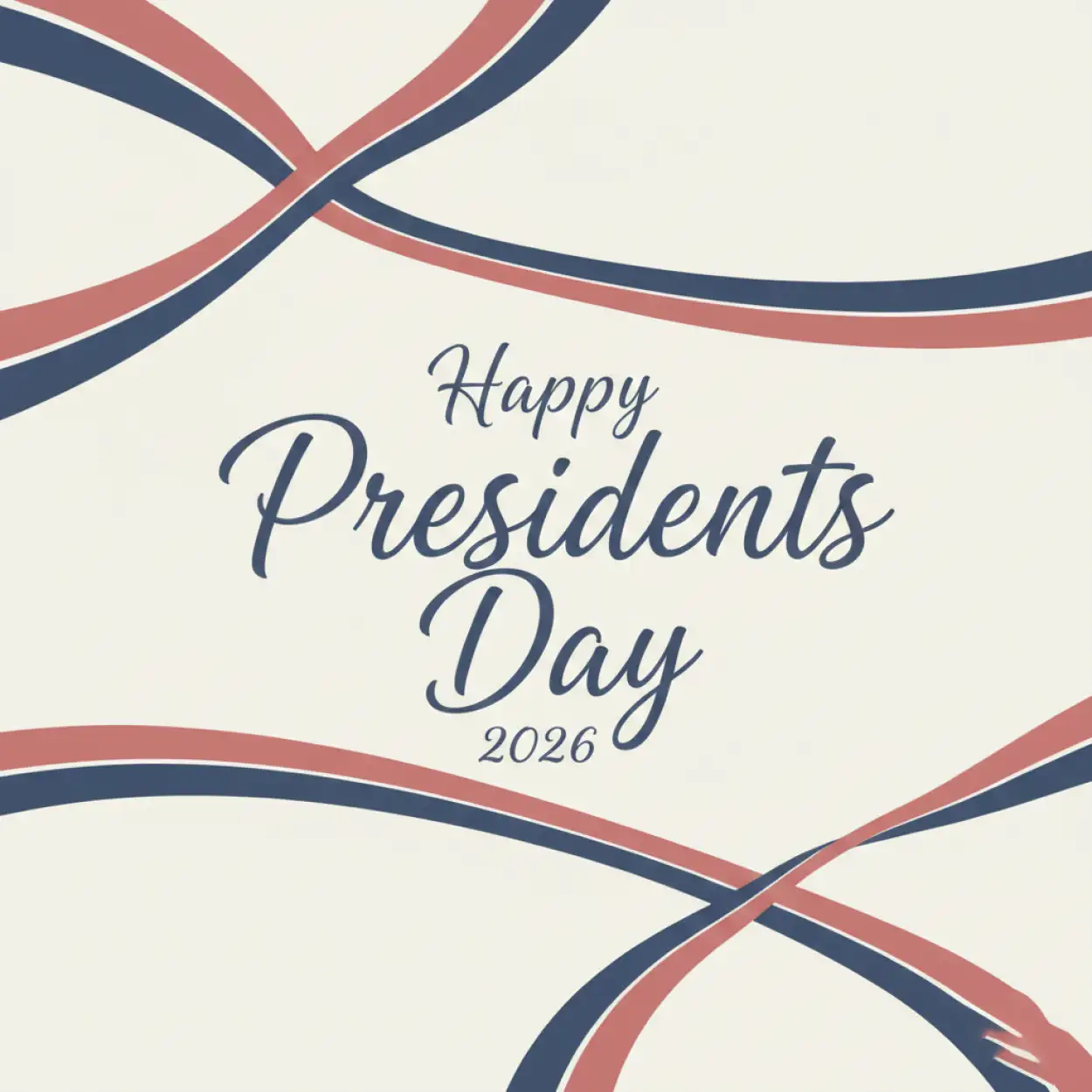 Free Download Happy Presidents Day 2026 Stylish Text Design - High Quality Happy Presidents Day 2026 Background