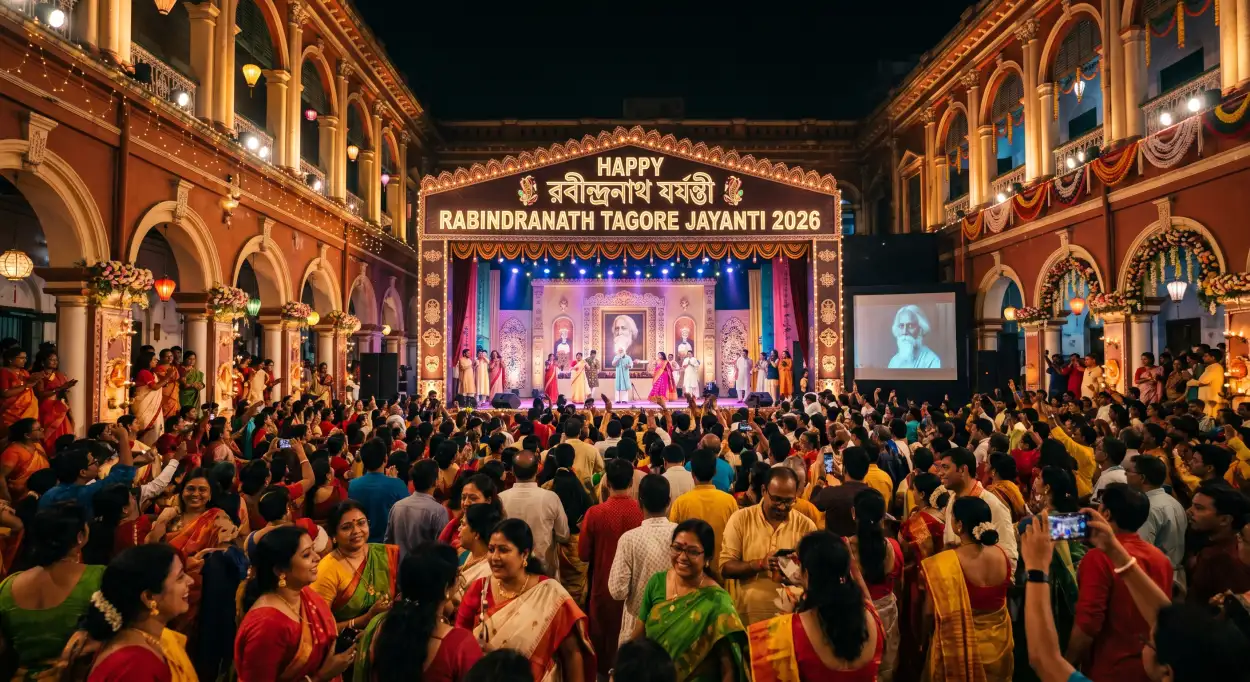 Free Download Happy Rabindranath Tagore Jayanti Festival Images - High Quality Rabindranath Tagore Jayanti Image