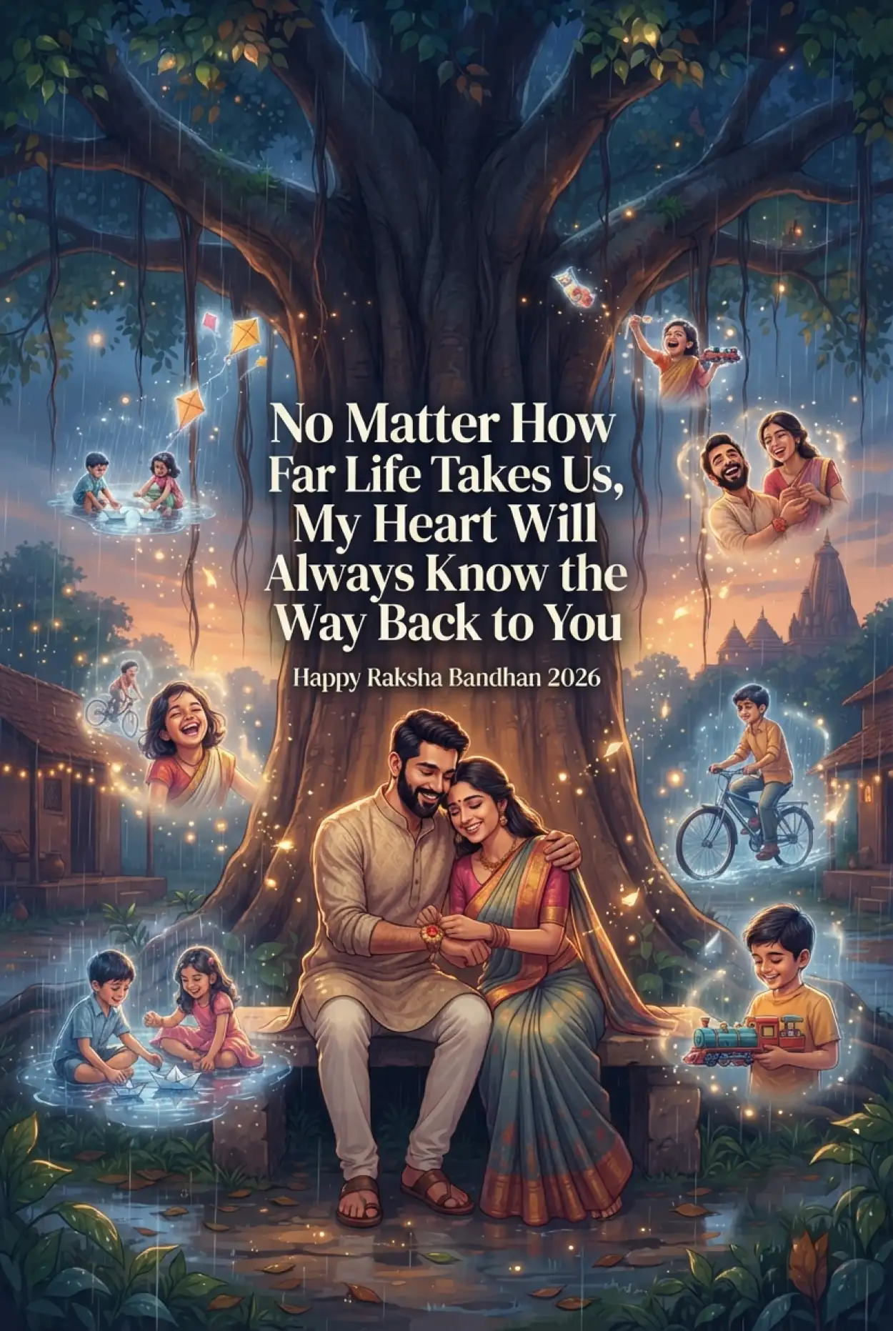 Free Download Happy Rakhi 2026 Instagram Story With Beautiful Quote - High Quality Happy Raksha Bandhan Wishes 2026 Image