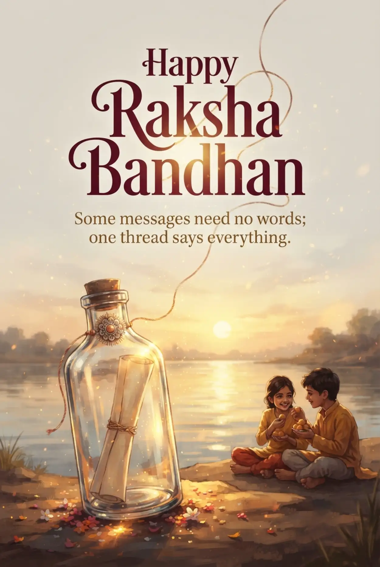 Free Download Happy Rakhi Messages For Brother 2026 - High Quality Happy Rakhi Wishes 2026 Image