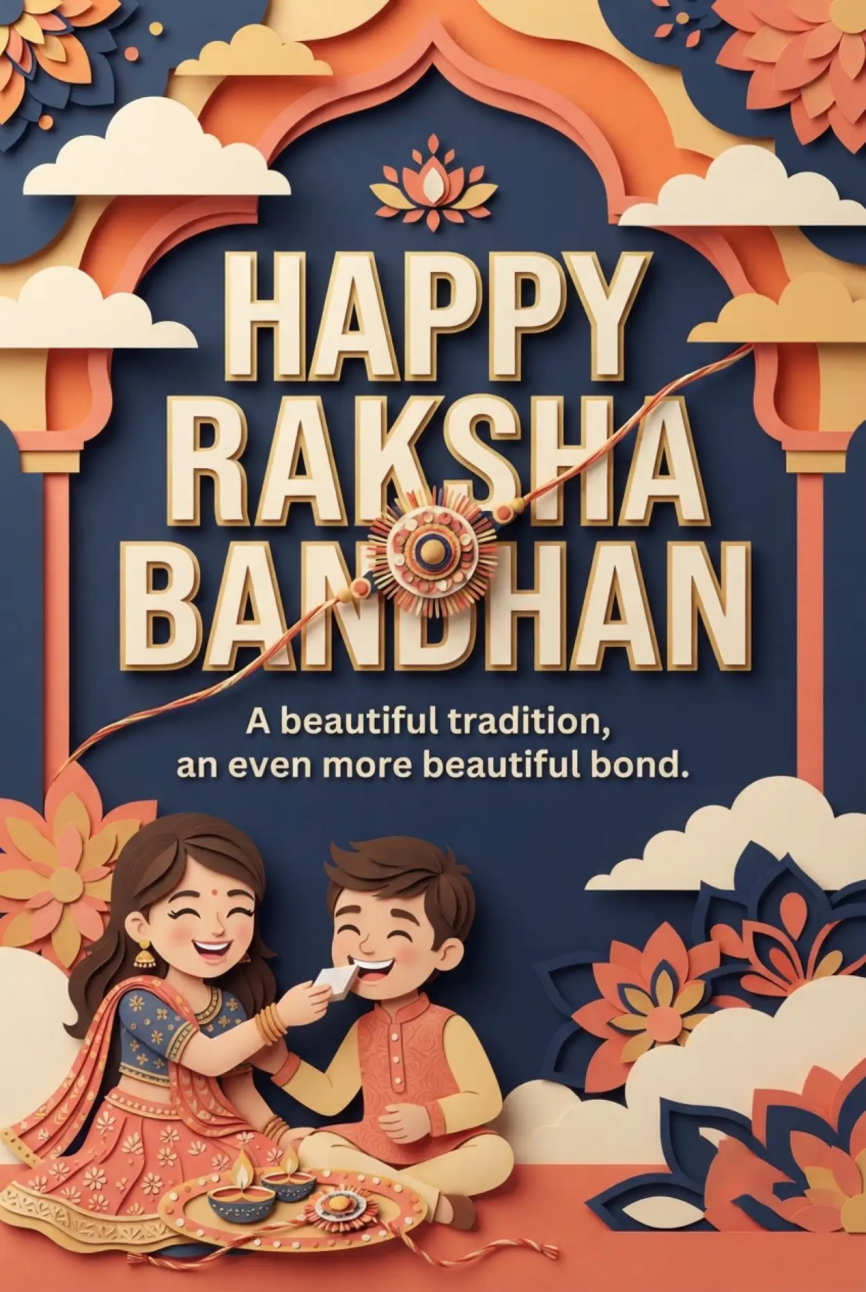 Free Download Happy Rakhi Wishes 2026 Beautiful Instagram Images - High Quality Happy Rakhi Wishes 2026 Image