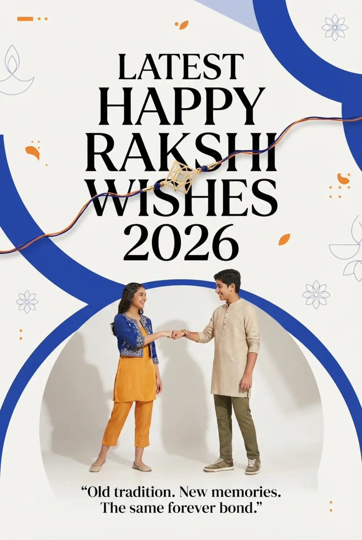 Free Download Happy Rakhi Wishes 2026 For Facebook Post - High Quality Happy Rakhi Wishes 2026 Image