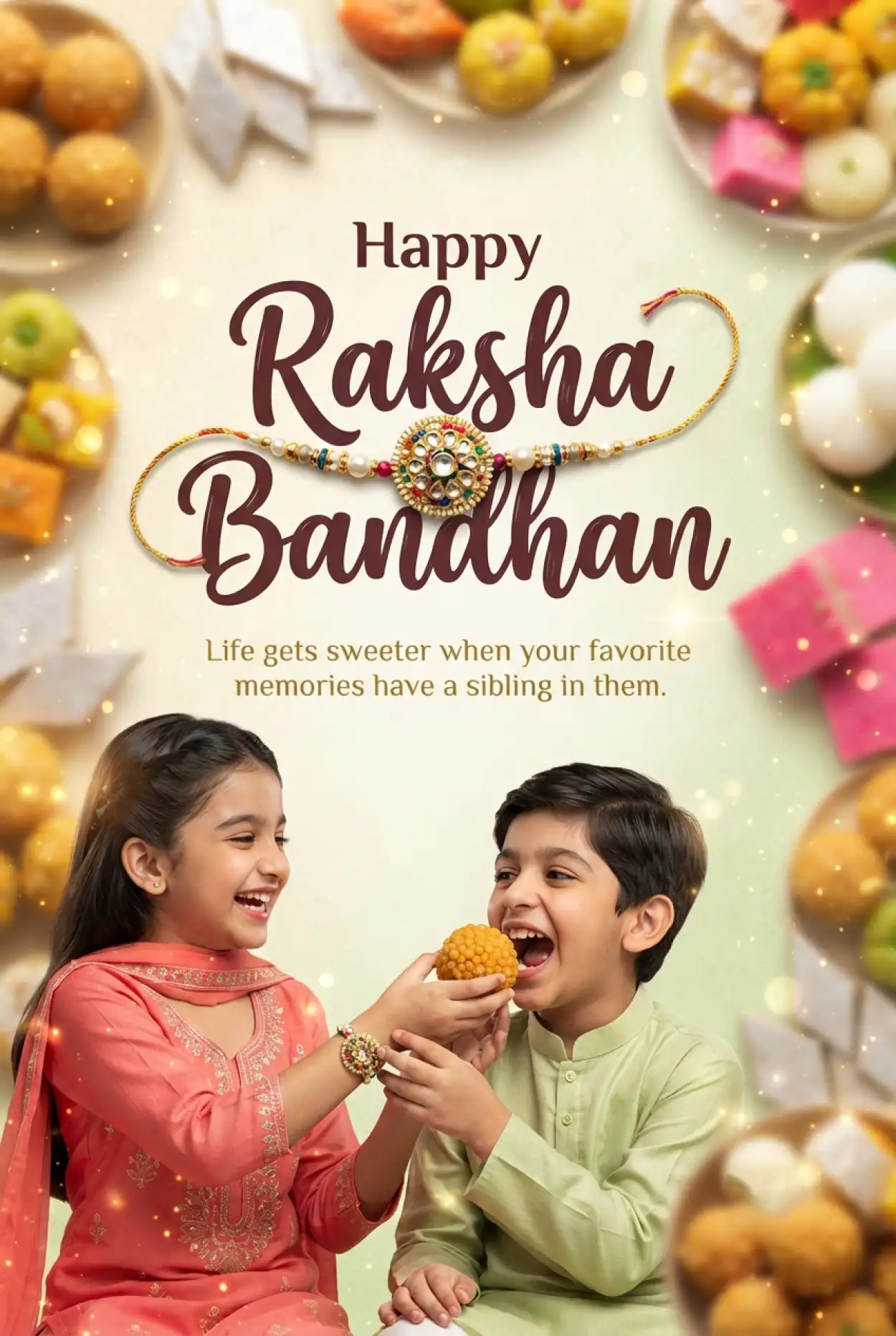Free Download Happy Rakhi Wishes 2026 With Images - High Quality Happy Rakhi Wishes 2026 Image