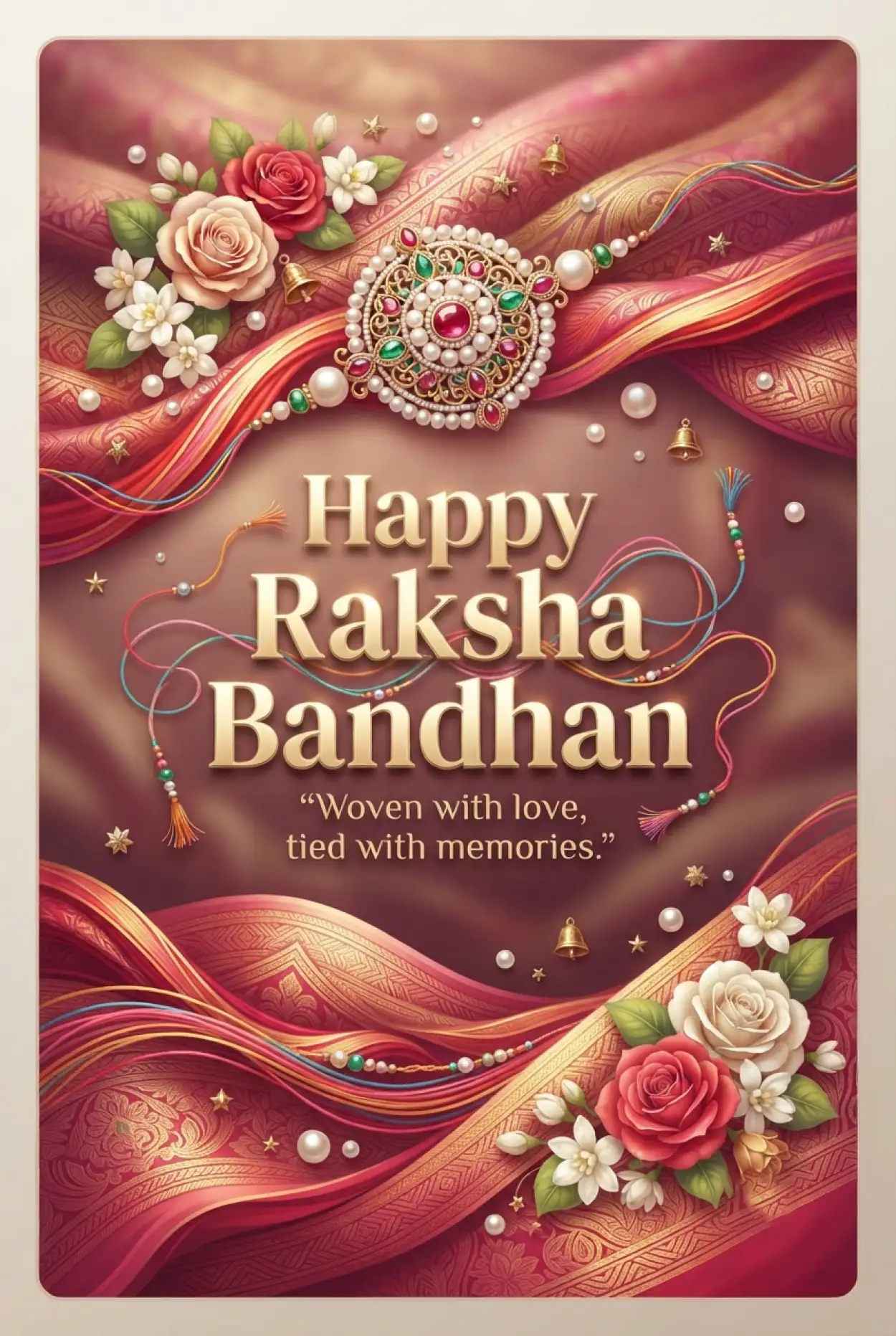 Free Download Happy Raksha Bandhan 2026 Wishes In English - High Quality Happy Raksha Bandhan Wishes 2026 Image