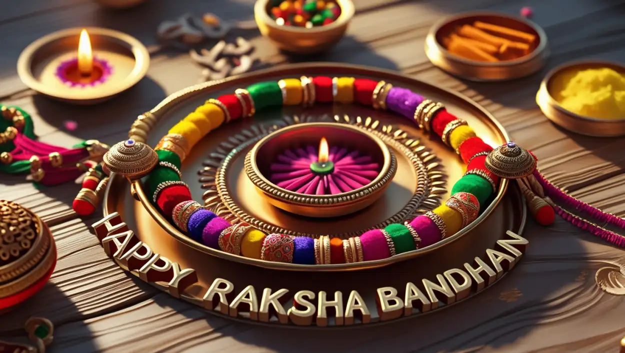 happy raksha bandhan banner design