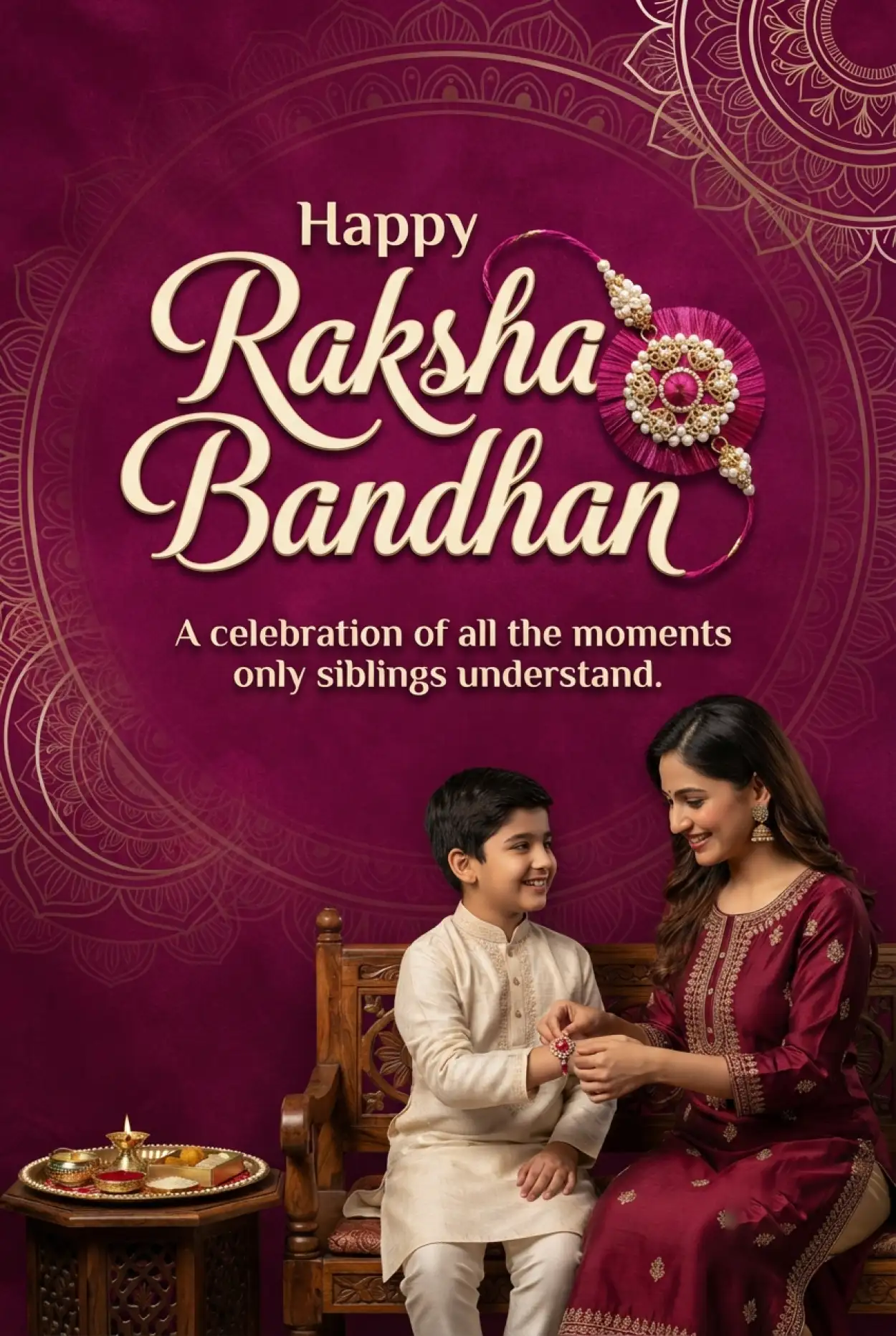 Free Download Happy Raksha Bandhan Facebook Post Greetings - High Quality Happy Raksha Bandhan Greetings Image