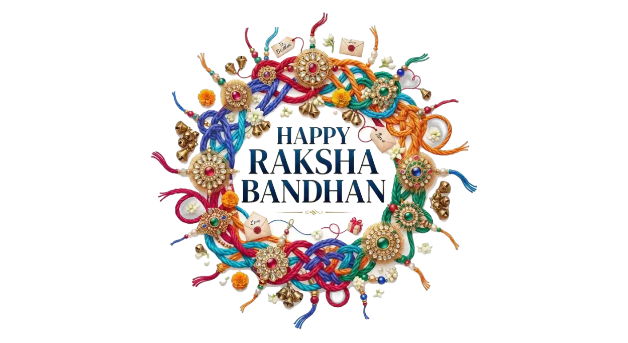 Free Download Happy Raksha Bandhan Festival Greeting Png - High Quality Happy Raksha Bandhan Png Transparent Transparent PNG