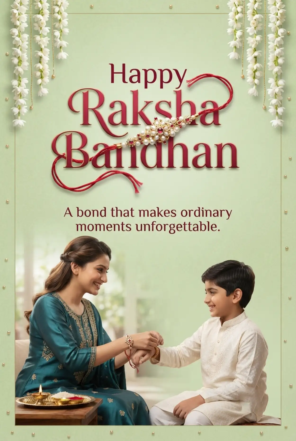 Free Download Happy Raksha Bandhan Greetings For A Lifetime Bond - High Quality Happy Raksha Bandhan Greetings Image