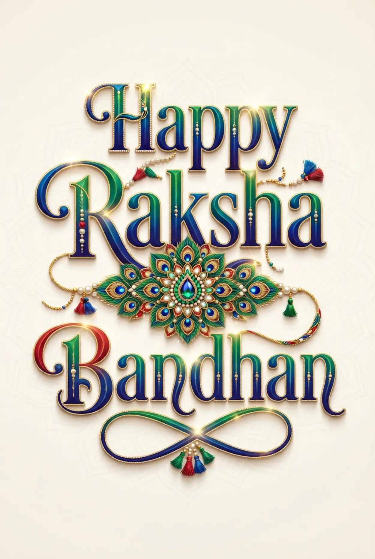 Free Download Happy Raksha Bandhan Greetings For Long Distance Brother - High Quality Happy Raksha Bandhan Greetings Image