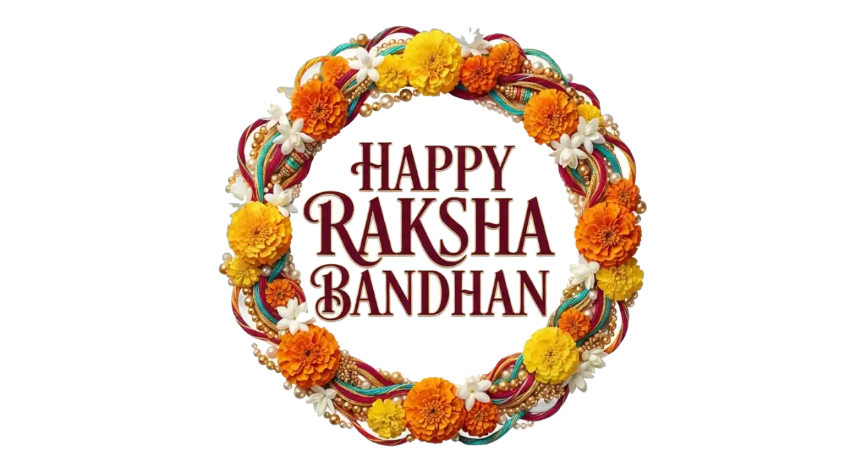 Free Download Happy Raksha Bandhan Hindi Wishes Png Transparent - High Quality Happy Raksha Bandhan Png Transparent Transparent PNG