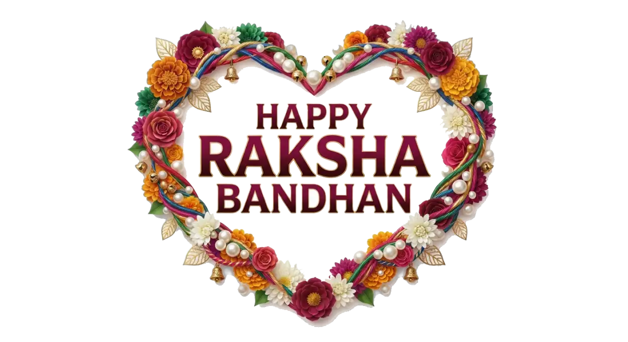 Free Download Happy Raksha Bandhan Stylish Text Png Transparent - High Quality Happy Raksha Bandhan Png Transparent Transparent PNG