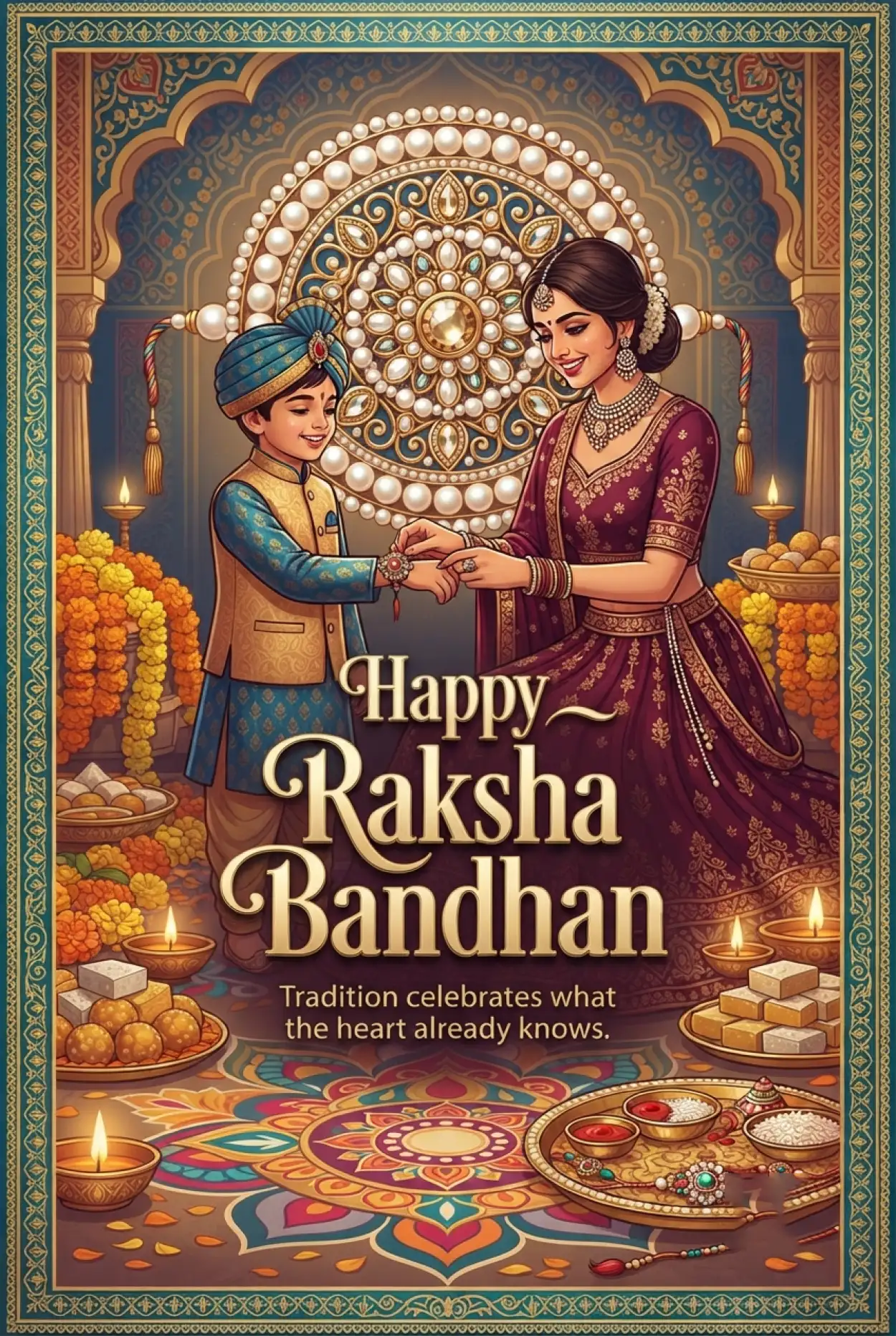 Free Download Happy Raksha Bandhan Wishes 2026 For Sister - High Quality Happy Raksha Bandhan Wishes 2026 Image