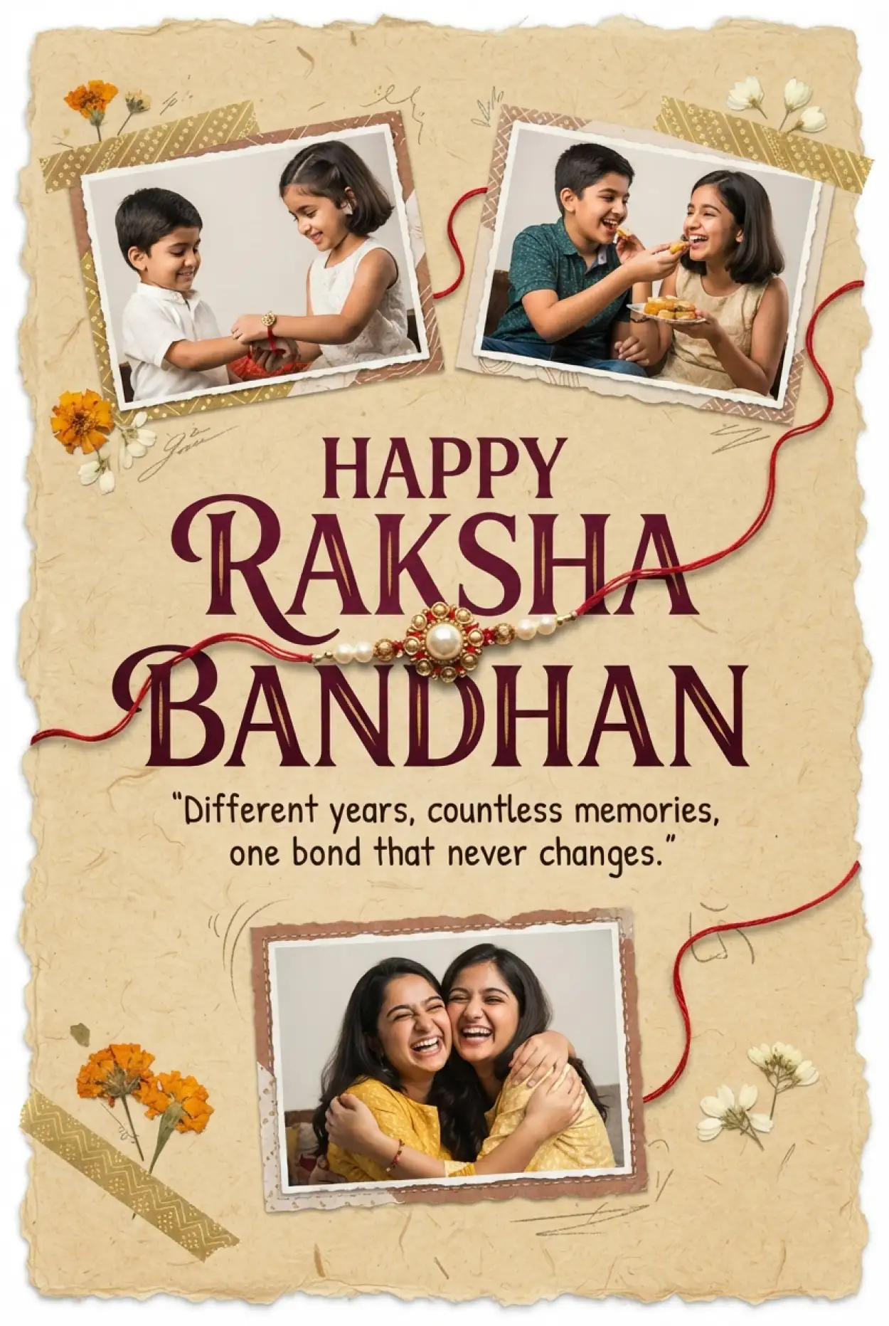 Free Download Happy Raksha Bandhan Wishes 2026 Images - High Quality Happy Rakhi Wishes 2026 Image